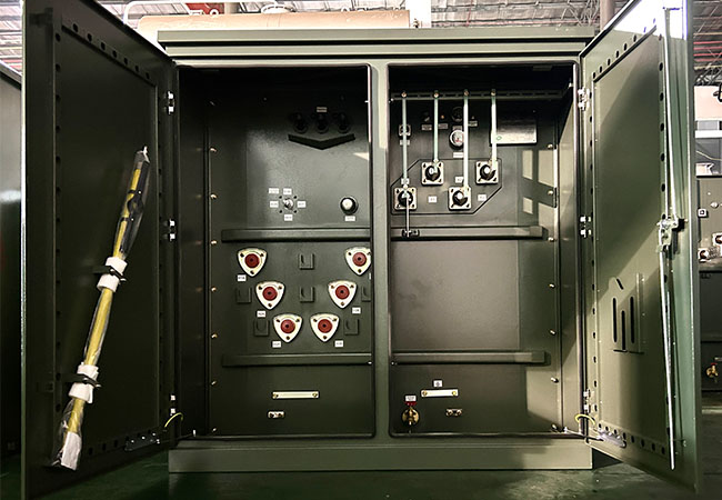 Three Phase Pad Mounted Transformer 2000Kva 12470V To 480V Liquid Filled Distribution Transformer