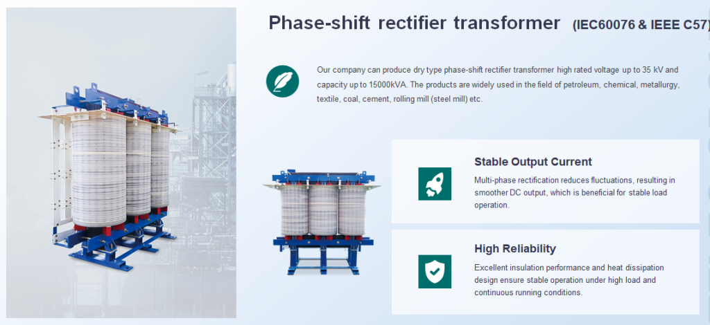 ZT(P)SFG(H) series Phase-Shift Rectifier Transformer--ZTELEC 